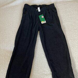Halara Women's Black Cordurouy Pants size S Regular Tags On